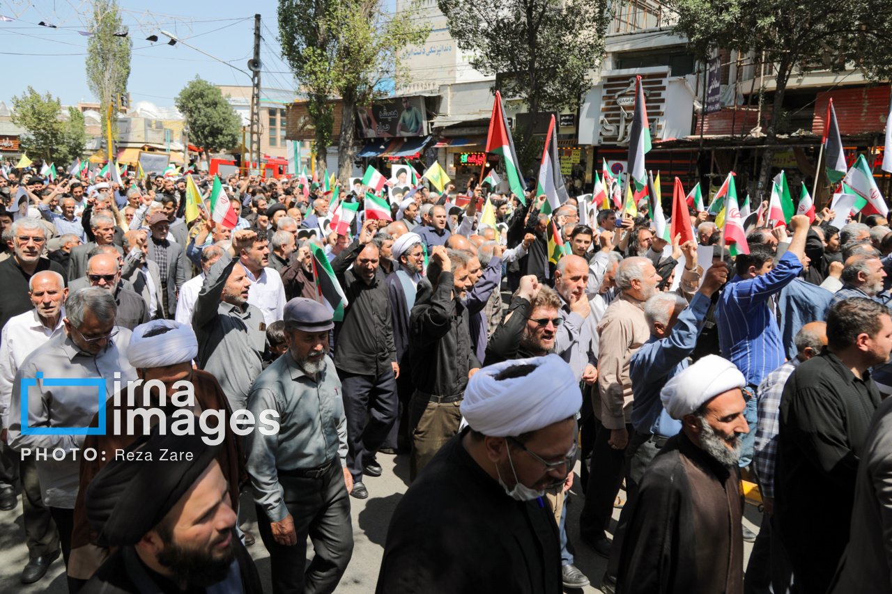 عکس/ راهپیمایی «جمعه‌ های خشم و نصر» در سراسر کشور