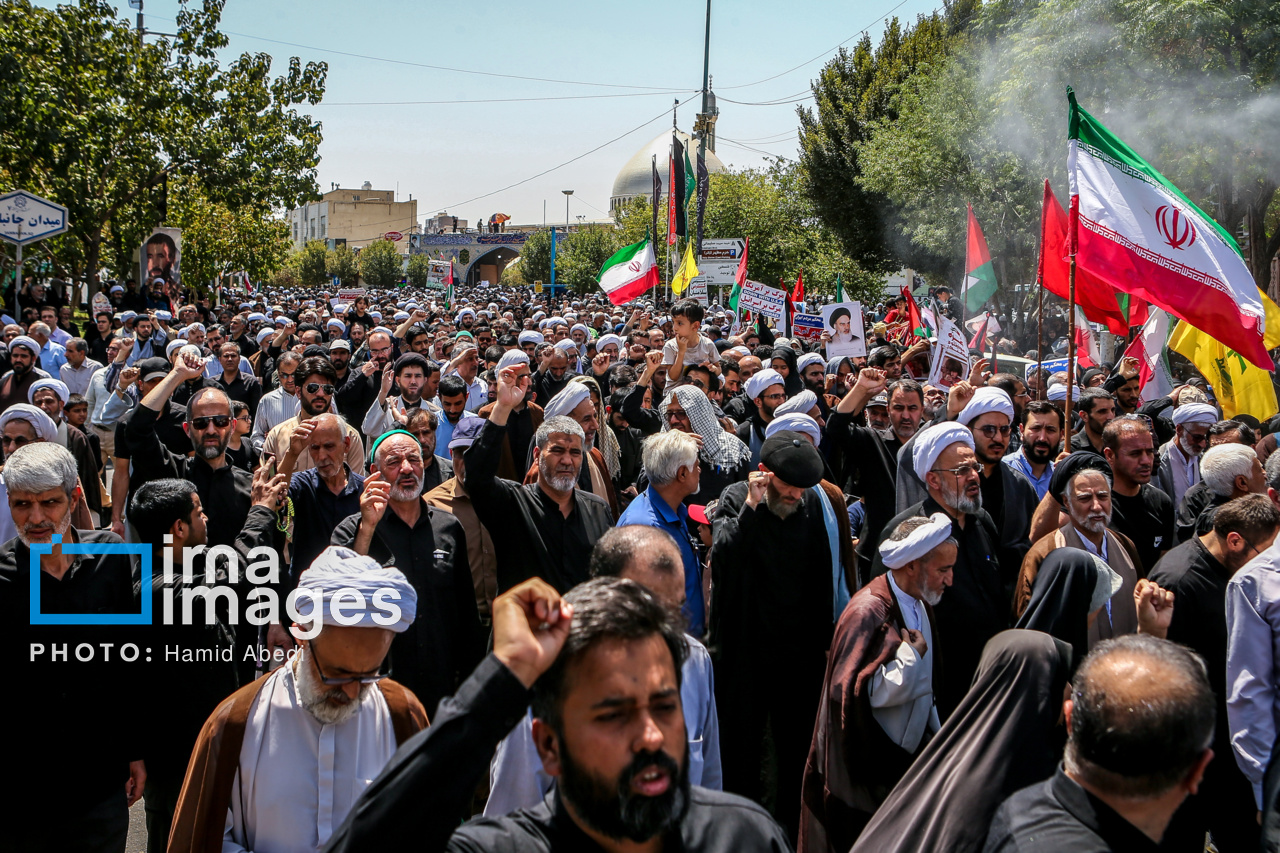 عکس/ راهپیمایی «جمعه‌ های خشم و نصر» در سراسر کشور