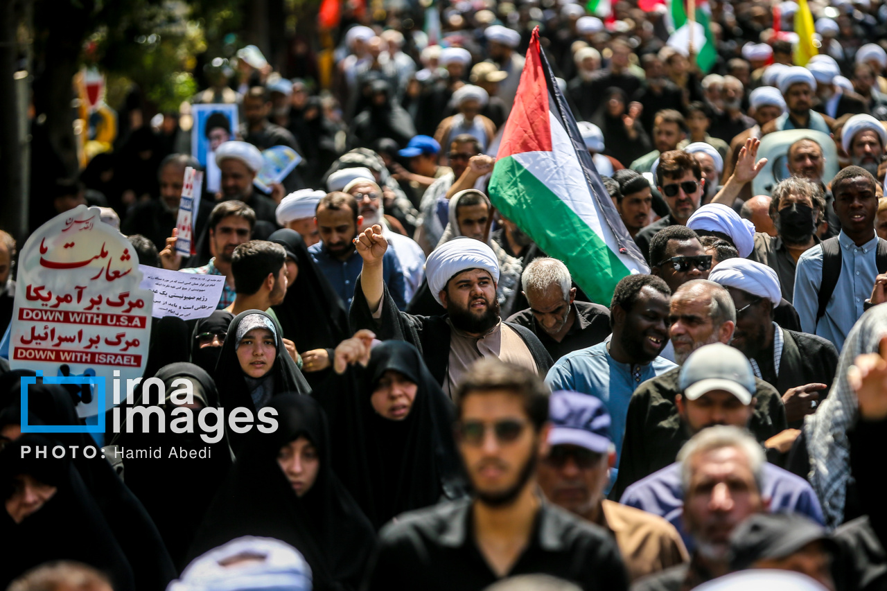 عکس/ راهپیمایی «جمعه‌ های خشم و نصر» در سراسر کشور