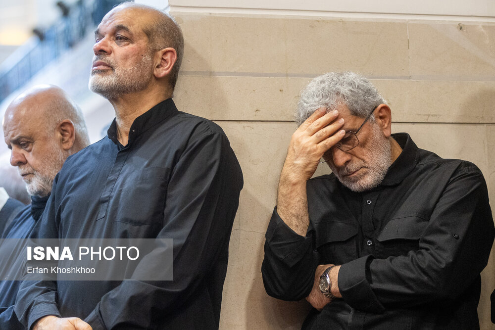 عکس/ مراسم چهلمین روز شهادت سپهبد سلامی