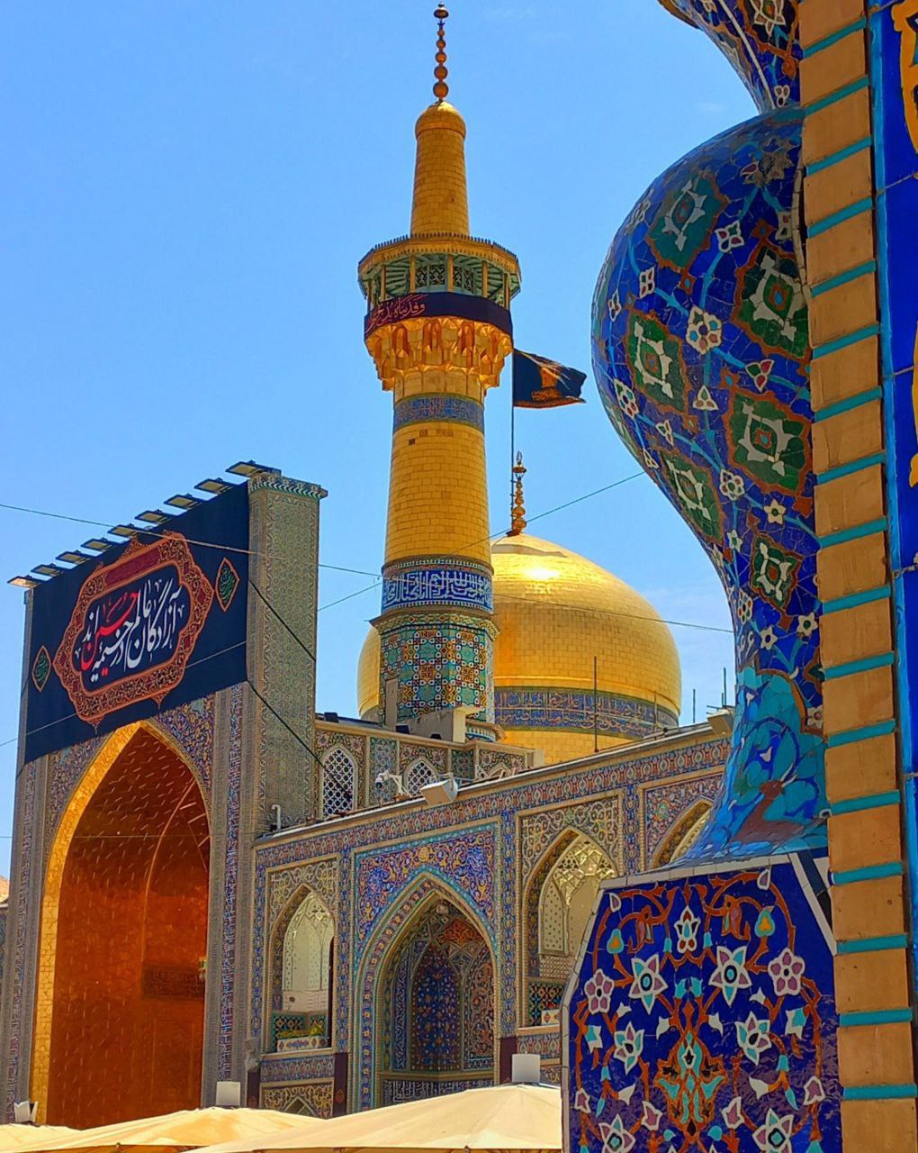 حال و هوای امروز حرم امام رضا(ع)