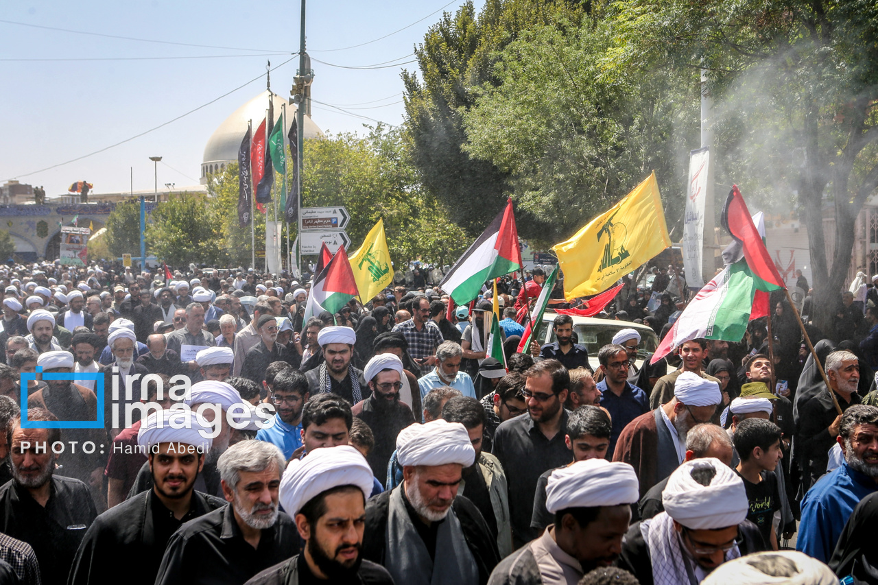 عکس/ راهپیمایی «جمعه‌ های خشم و نصر» در سراسر کشور
