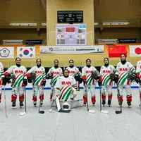 پیروزی اسکیت هاکی زنان ایران برابر کره‌جنوبی