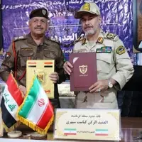دیدار فرماندهان مرزبانی کرمانشاه و منطقه سوم عراق؛ تاکید بر تسهیل تردد زائران ایرانی از مرز خسروی
