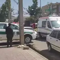 اولین ویدئو از مقابل دادگستری زاهدان پس از حمله تروریستی