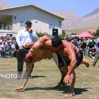 مسابقات کشتی سنتی لوچو در روستای کوهستانی چرات
