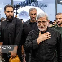 عکس/ مراسم چهلمین روز شهادت سپهبد سلامی