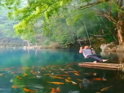 شفافیت عجیب آب دریاچه طبیعی سیسرم