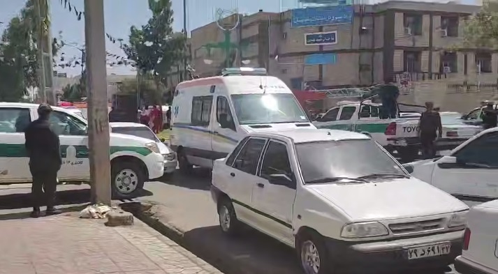 اولین ویدئو از مقابل دادگستری زاهدان پس از حمله تروریستی