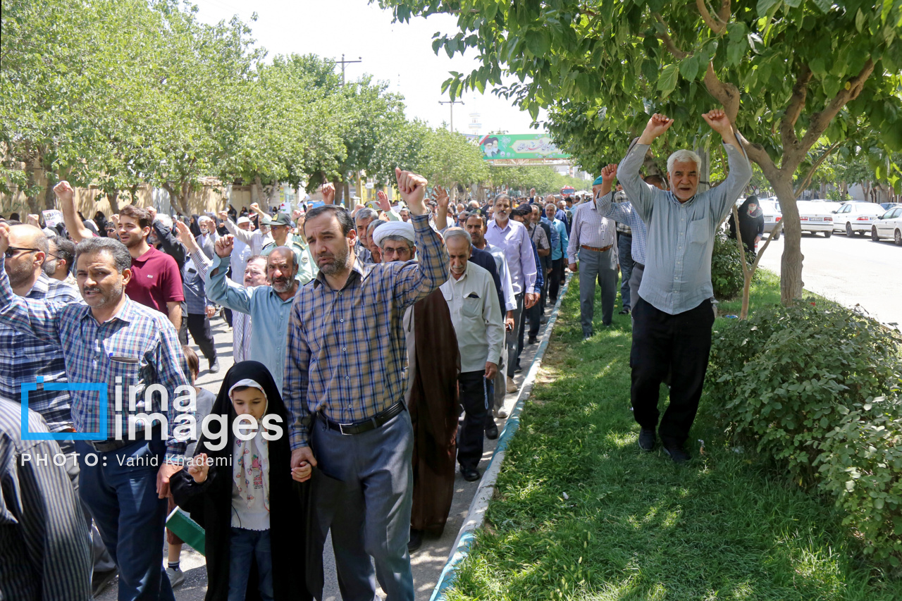 عکس/ راهپیمایی «جمعه‌ های خشم و نصر» در سراسر کشور
