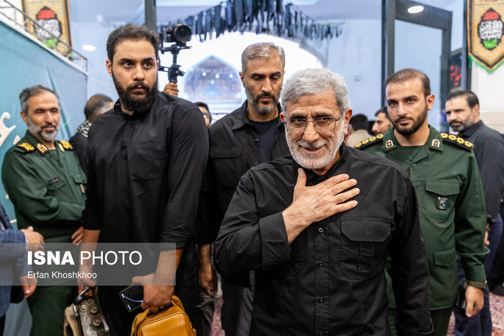 عکس/ مراسم چهلمین روز شهادت سپهبد سلامی