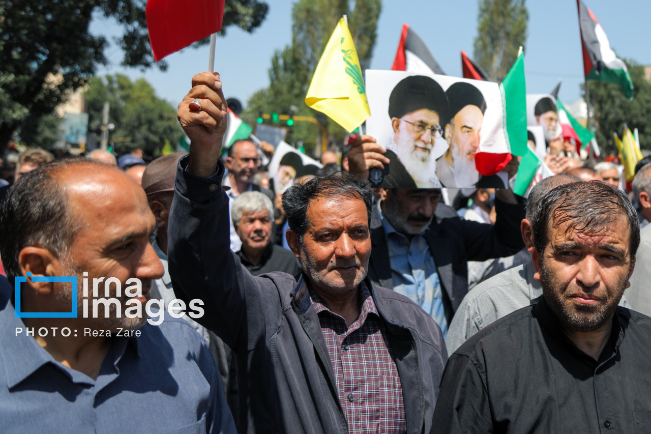 عکس/ راهپیمایی «جمعه‌ های خشم و نصر» در سراسر کشور