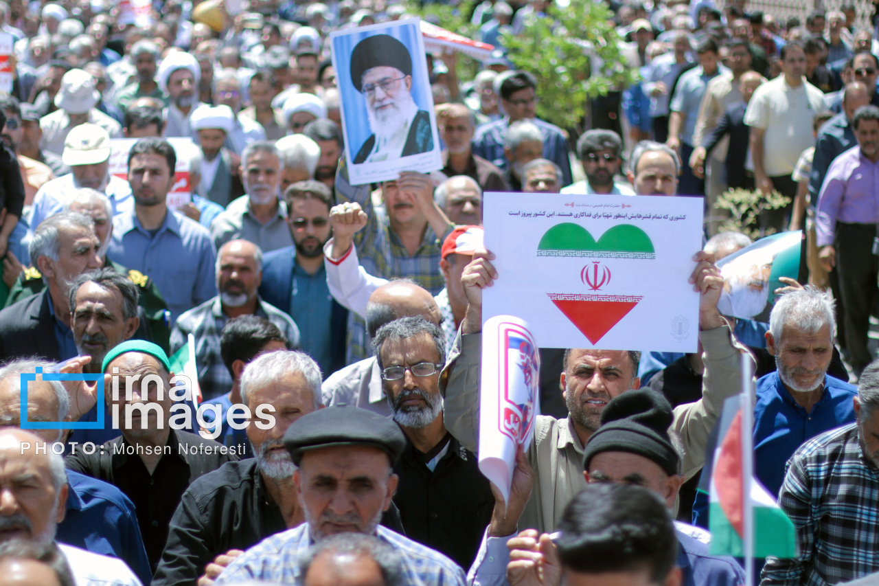 عکس/ راهپیمایی «جمعه‌ های خشم و نصر» در سراسر کشور
