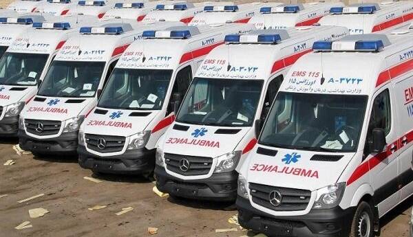 الحاق 500 دستگاه آمبولانس تا پایان سال به اورژانس