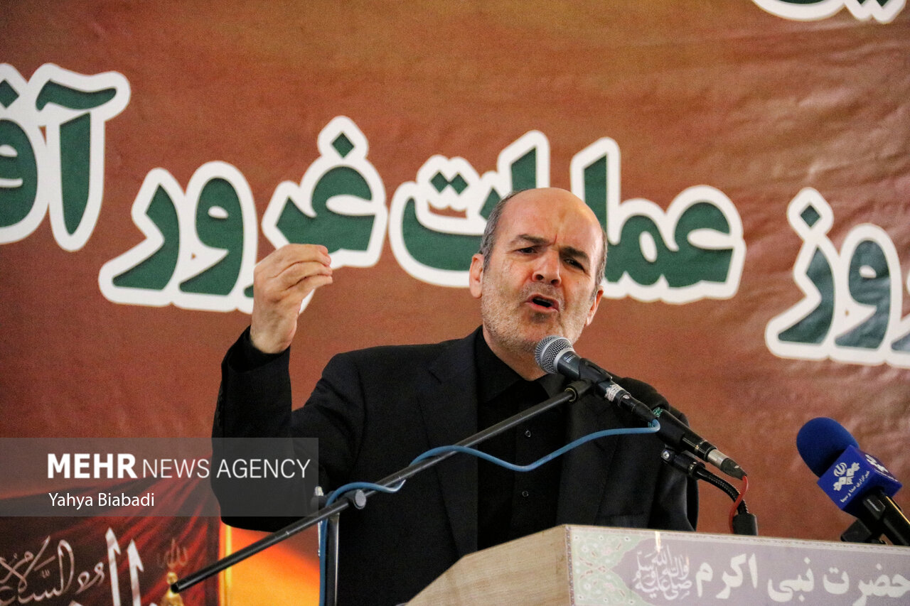 مراسم اربعین شهدای اقتدار در کرمانشاه