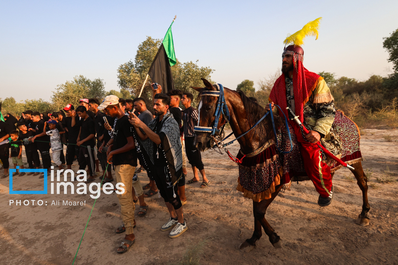 عکس/ استقبال از زائران کربلا در روستای «خلیفه حیدر»