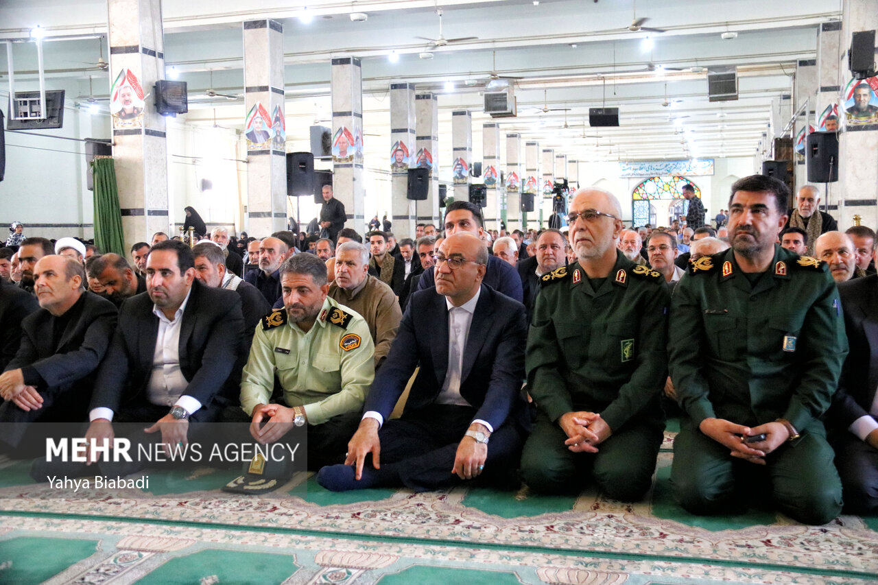 مراسم اربعین شهدای اقتدار در کرمانشاه
