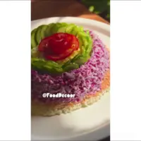 یکبار این شکلی سالاد تزئین کن!