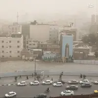 غبار از آسمان خراسان رضوی فروکش می‌کند