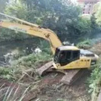 آغاز عملیات لایروبی و پاکسازی رودخانه النگدره در منطقه دو گرگان