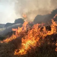 دومین مصدوم آتش‌سوزی آبیدر سنندج فوت کرد