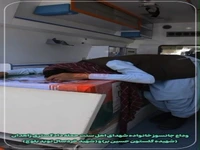 وداع تلخ خانواده شهدای حمله تروریستی زاهدان با پیکر عزیزانشان 