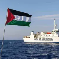 اسرائیل سرنشینان کشتی حنظله را تهدید کرد