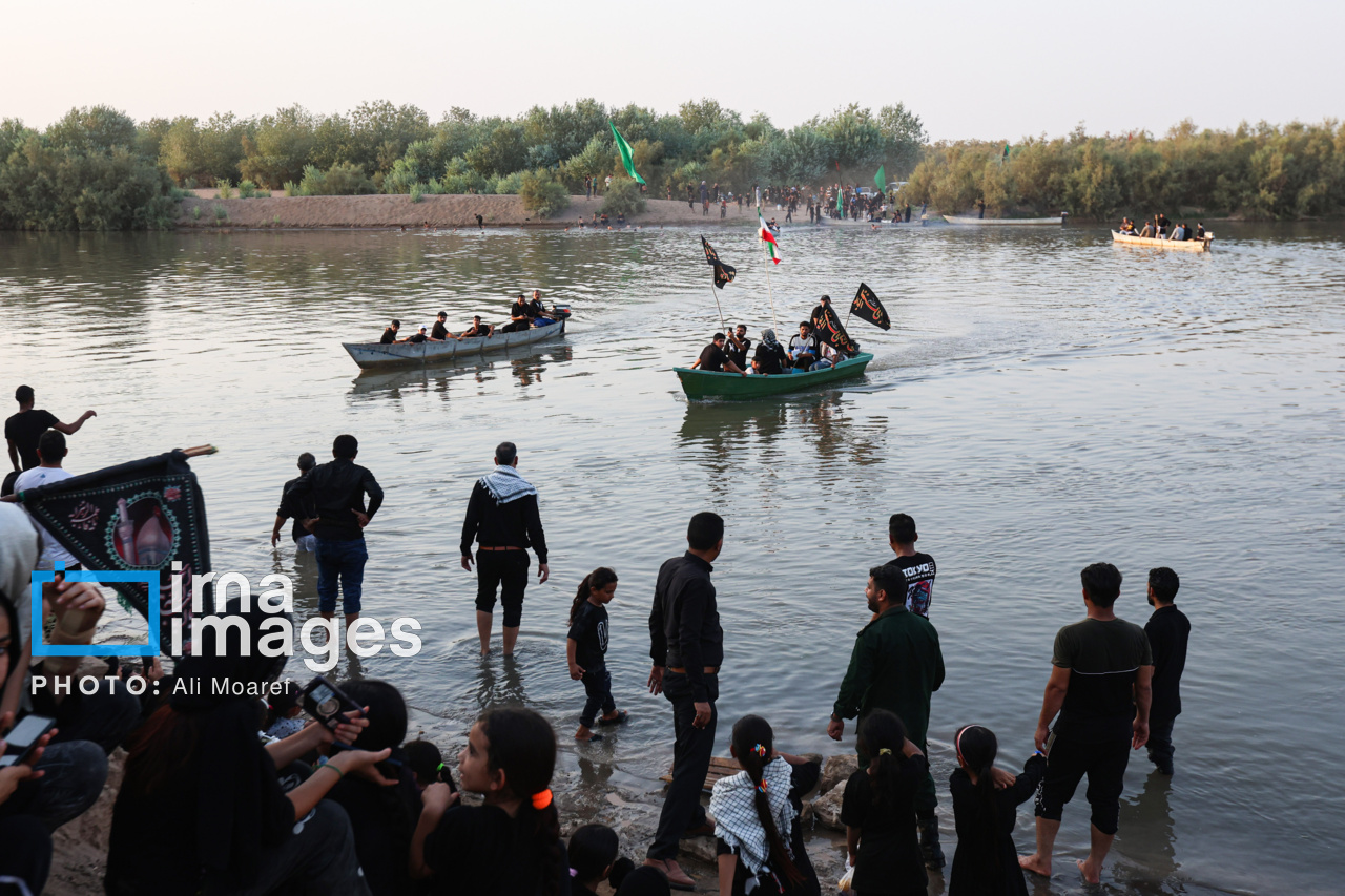 عکس/ استقبال از زائران کربلا در روستای «خلیفه حیدر»