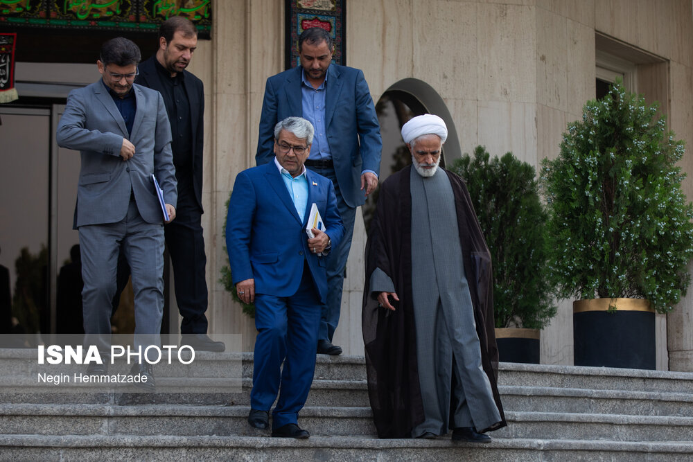 عکس/ جلسه پرسش و پاسخ اعضای هیات دولت با خبرنگاران