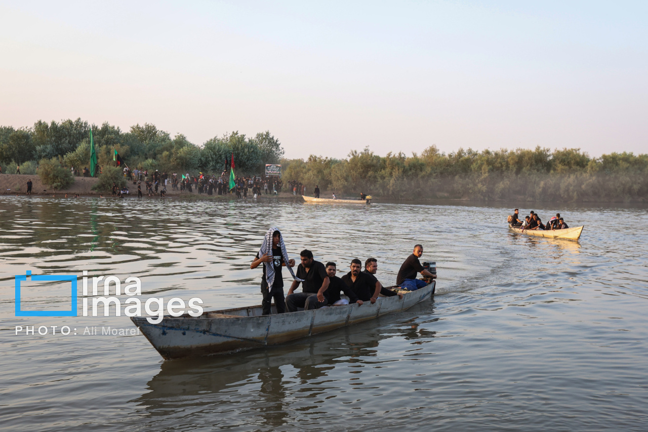 عکس/ استقبال از زائران کربلا در روستای «خلیفه حیدر»