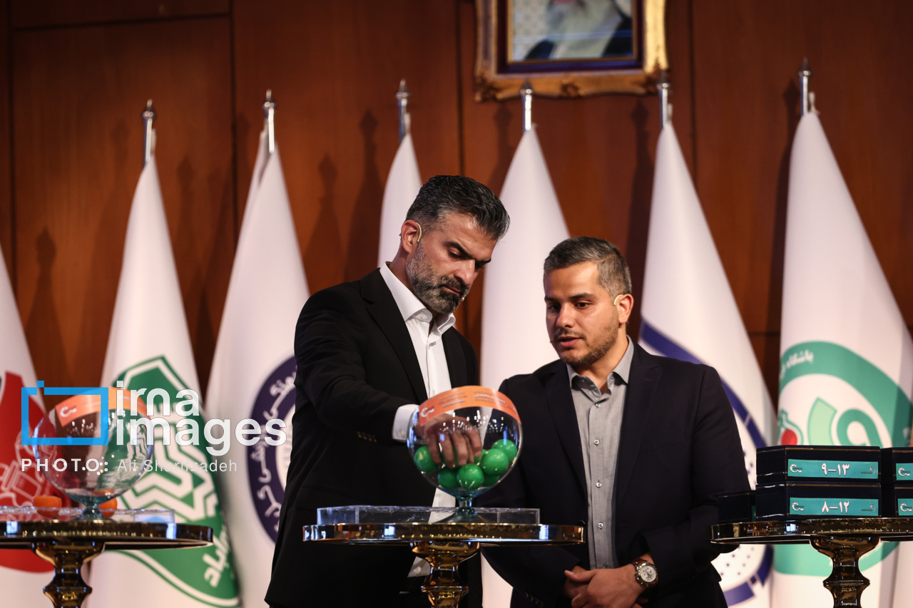 عکس/ قرعه کشی لیگ برتر فوتبال