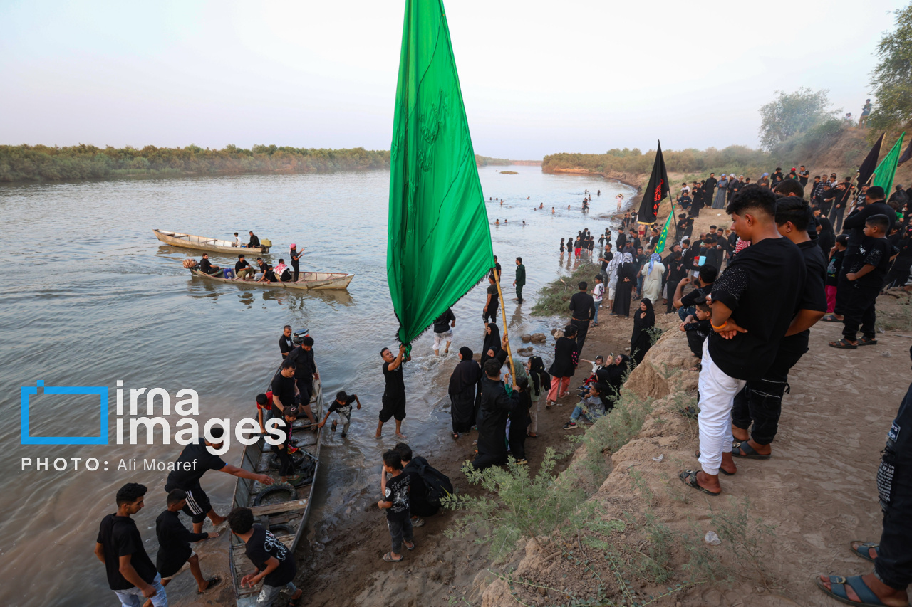 عکس/ استقبال از زائران کربلا در روستای «خلیفه حیدر»