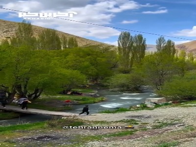 منطقه زیبای دیزین در استان البرز