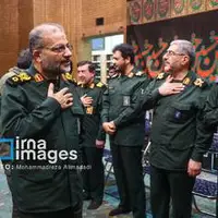 حضور مقامات لشکری و کشوری در گرامیداشت سردار غیب پرور