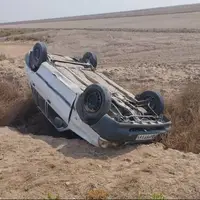 واژگونی پراید با یک کشته