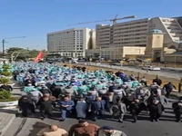اذن خدمت پاکبانان مشهدی از امام رضا(ع) برای حضور در اربعین