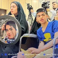 عکس/ تصاویری از خانواده الهه حسین نژاد در جلسه دادگاه امروز