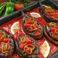 بادمجون شکم پر؛ یک وعده خوشمزگی