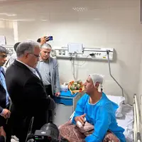 عیادت استاندار از مجروحان حادثه دادگستری سیستان و بلوچستان
