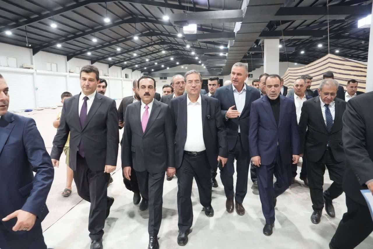 بازدید استانداران آذربایجان‌غربی و اقلیم کردستان عراق از نمایشگاه بین‌المللی اربیل
