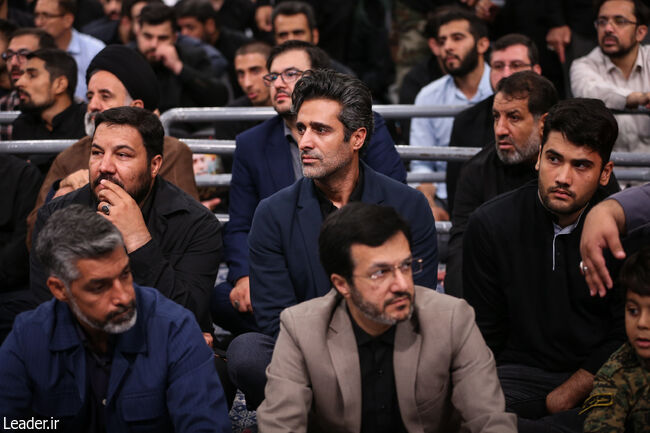 عکس/ محسن افشانی و جواد قارایی در دیدار امروز با رهبر انقلاب