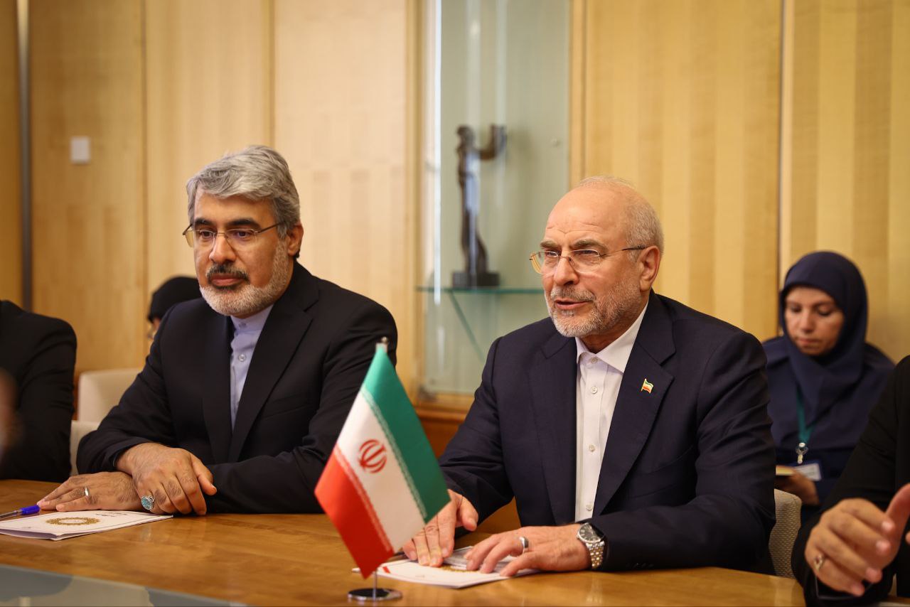 عکس/ دیدار و نشست قالیباف با رئیس مجلس جمهوری تاجیکستان