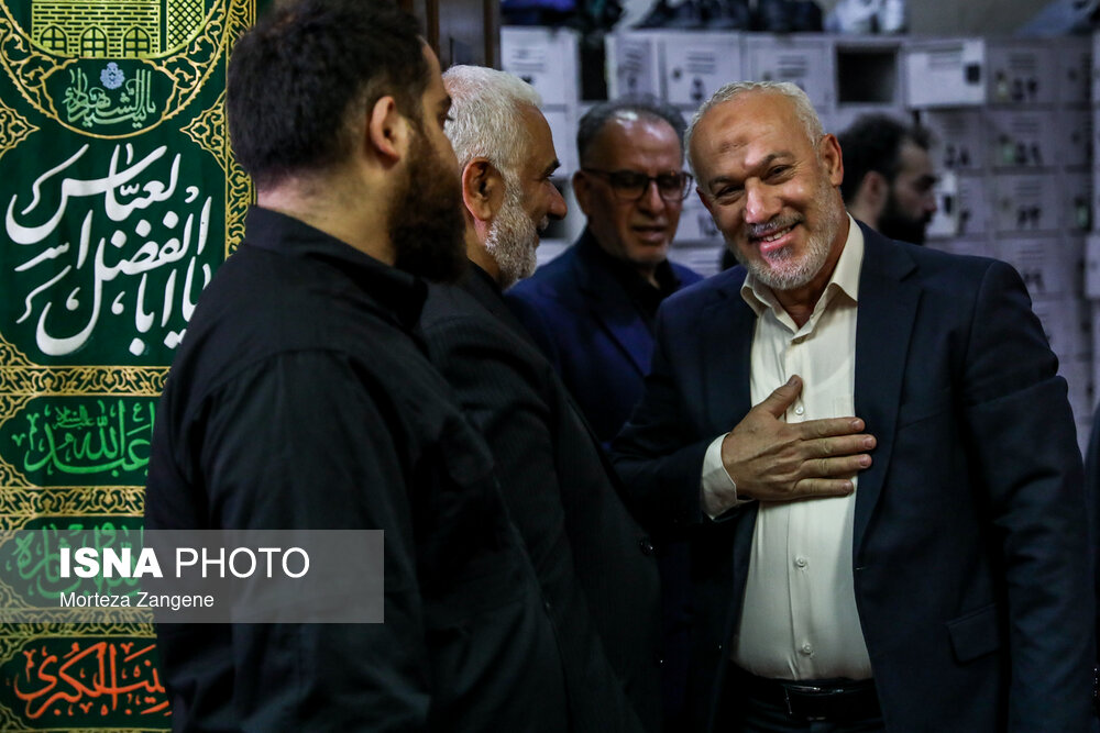 عکس/ مراسم سالگرد شهادت اسماعیل هنیه و چهلم سردار ایزدی