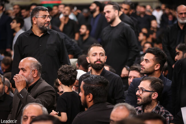 عکس/ محسن افشانی و جواد قارایی در دیدار امروز با رهبر انقلاب