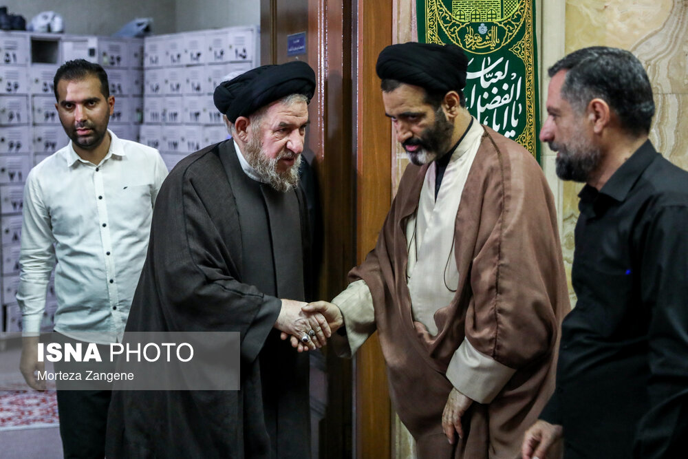 عکس/ مراسم سالگرد شهادت اسماعیل هنیه و چهلم سردار ایزدی