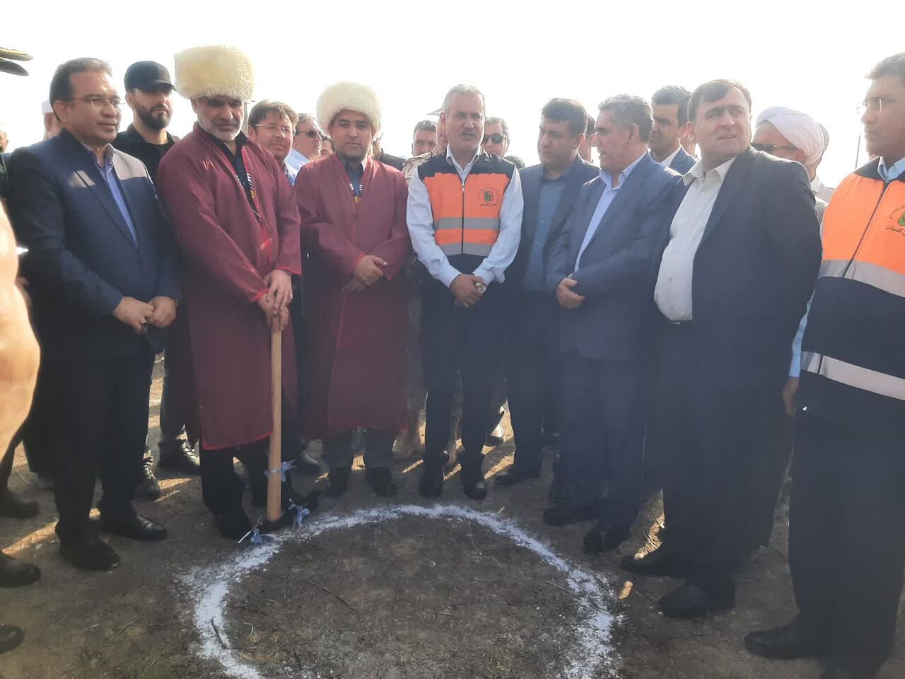 آغاز ساخت یک پاسگاه در گنبدکاووس با حضور نایبرئیس مجلس