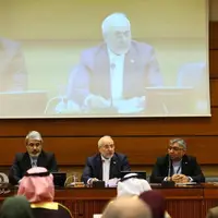 عکس/ سخنرانی محمدباقر قالیباف، در حاشیه ششمین کنفرانس رؤسای مجالس جهان در ژنو