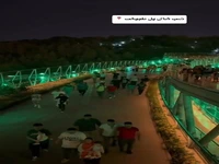 شب های زیبای پل طبیعت تهران