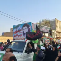 آغاز تشییع پیکر پاک شهید موسی اکبری در رامهرمز 