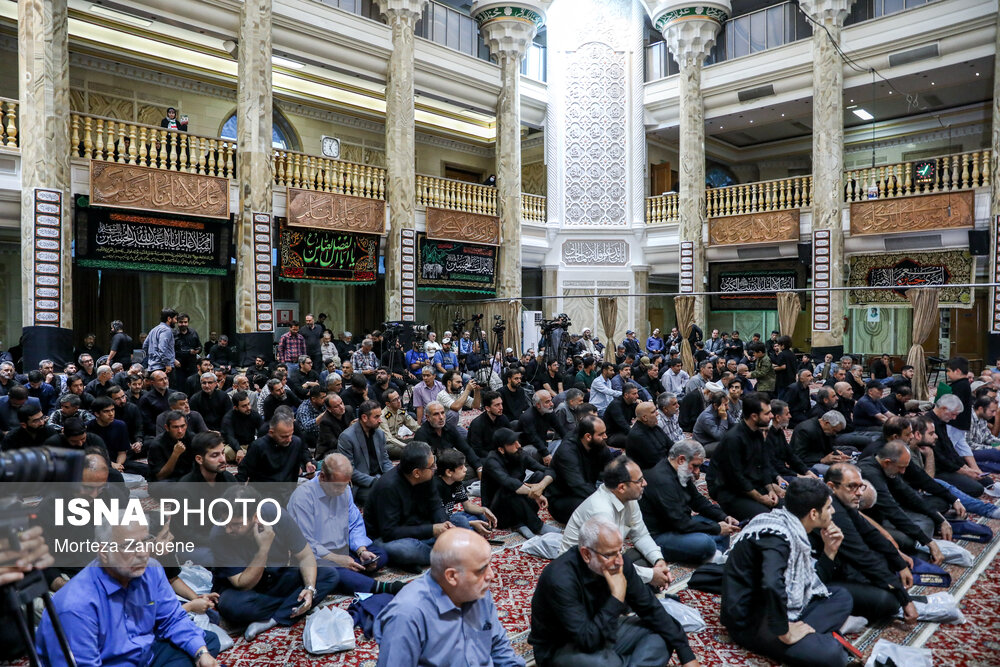 عکس/ مراسم سالگرد شهادت اسماعیل هنیه و چهلم سردار ایزدی
